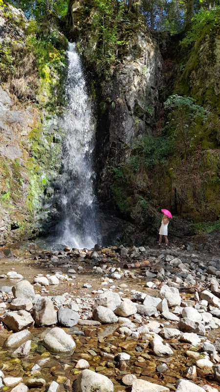 Rechter deel van de waterval van Heidenbad